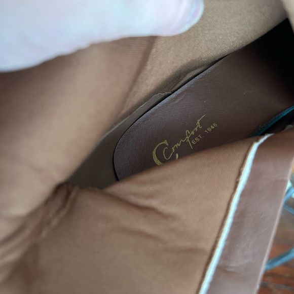 Suede Colorblock Pattern Boots Size 9 Wide Calf Knee High Heeled Cato Comfort Es - Picture 11 of 15